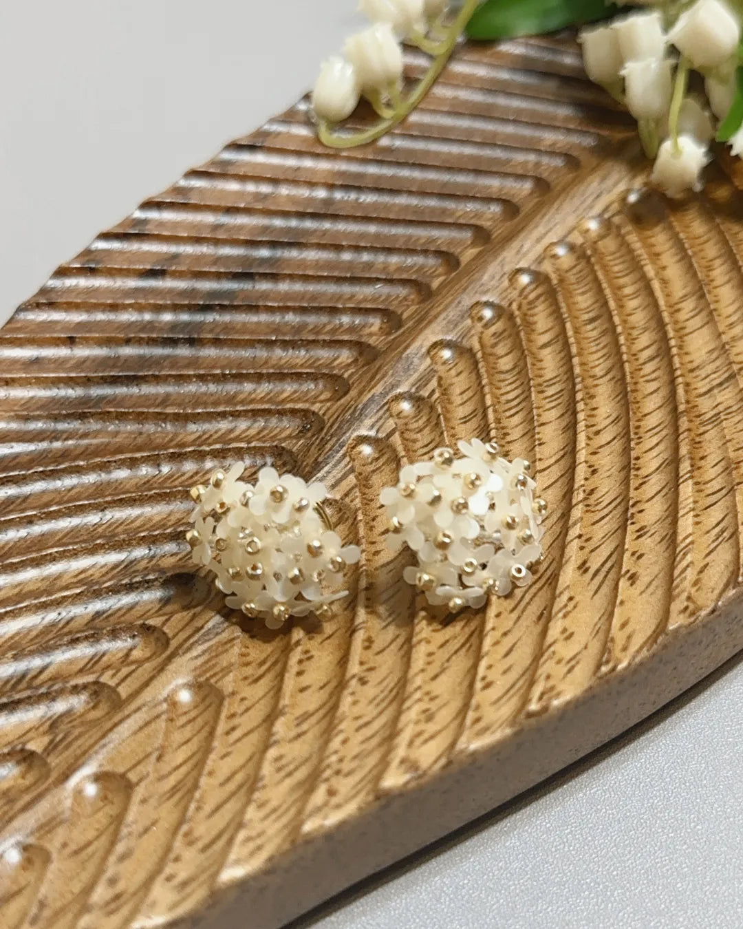 Bloom Exquisite Sequin Bouquet Earrings