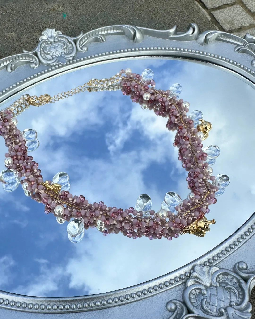 A Muse in Wonderland Intricate Woven Necklace