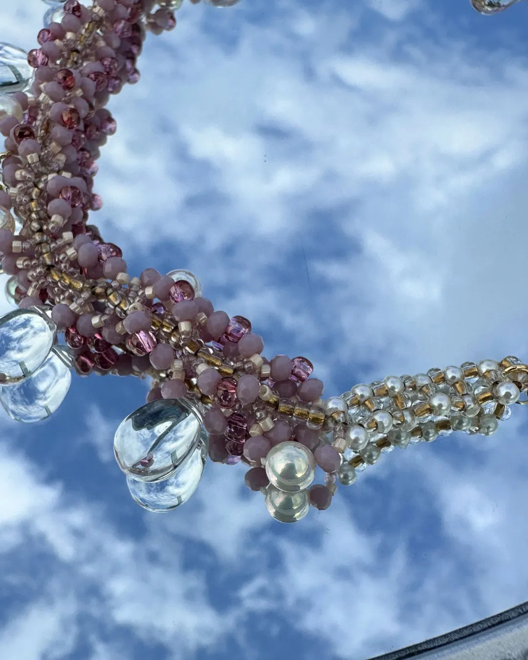 A Muse in Wonderland Intricate Woven Necklace