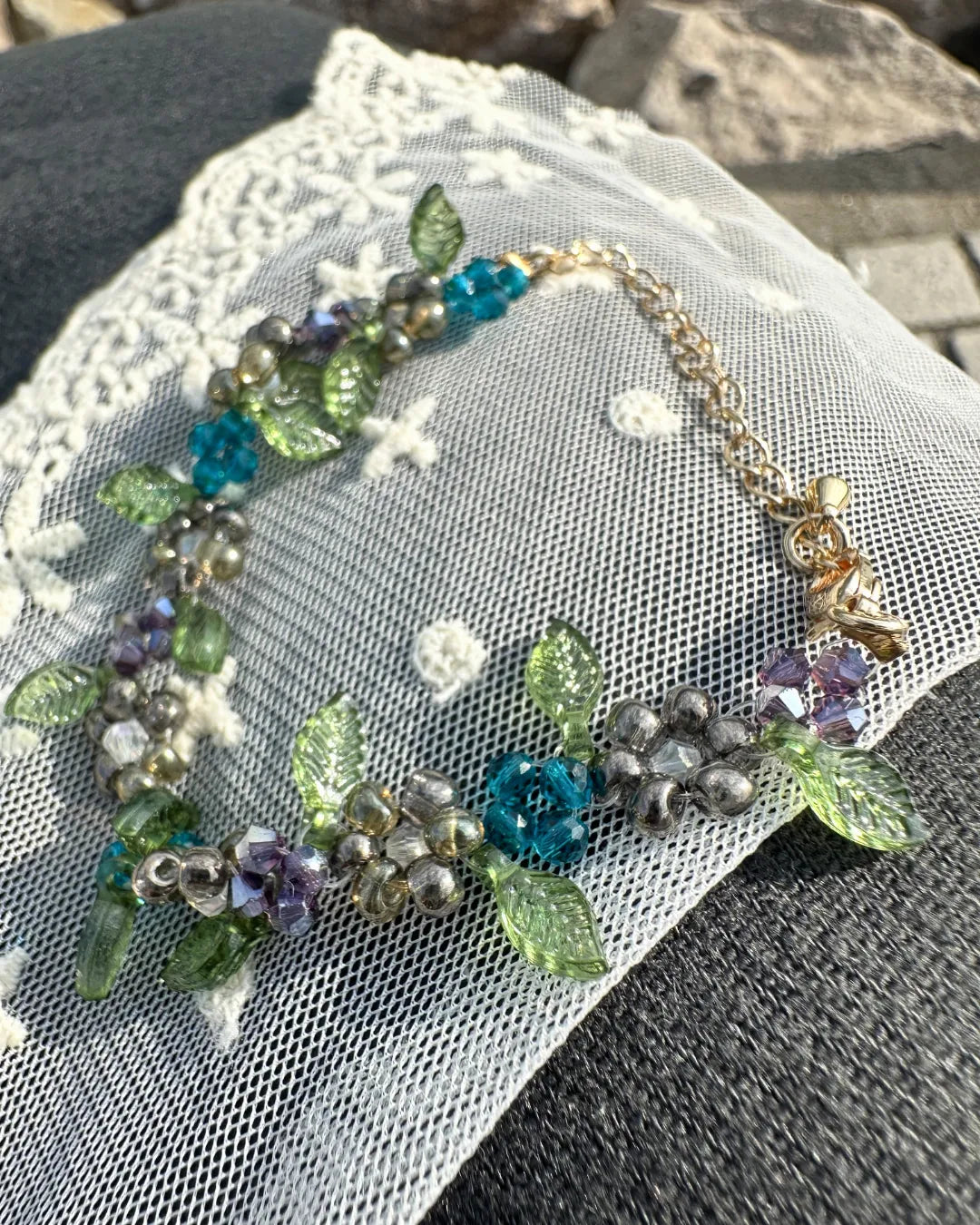  Botanical Garden (Grey & Green) Bracelet