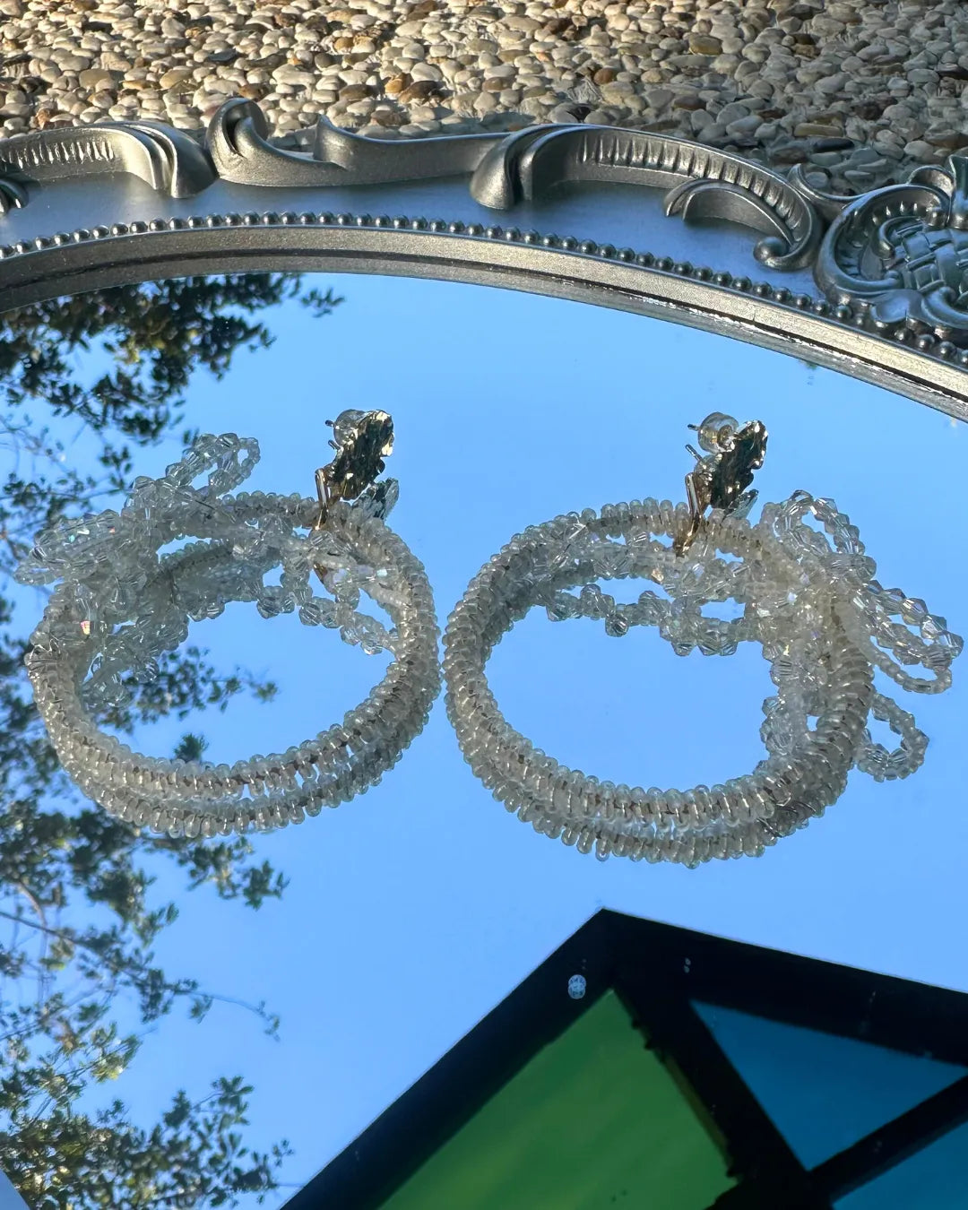 Circle of Life 蝴蝶結大圈耳環