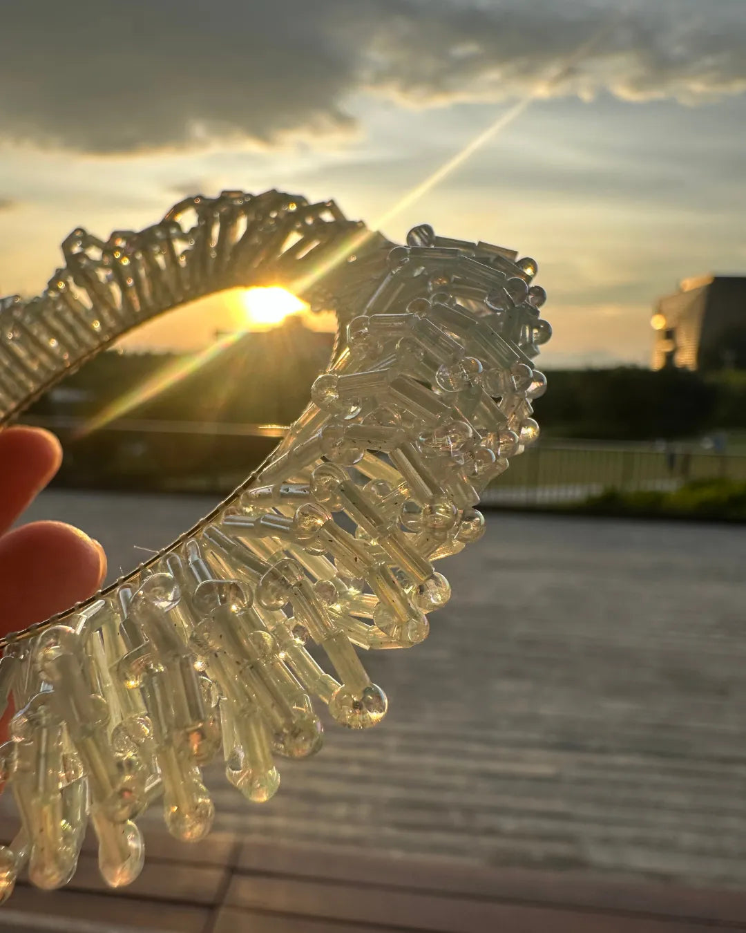 Cloudy 重工串珠磁石扣手鐲