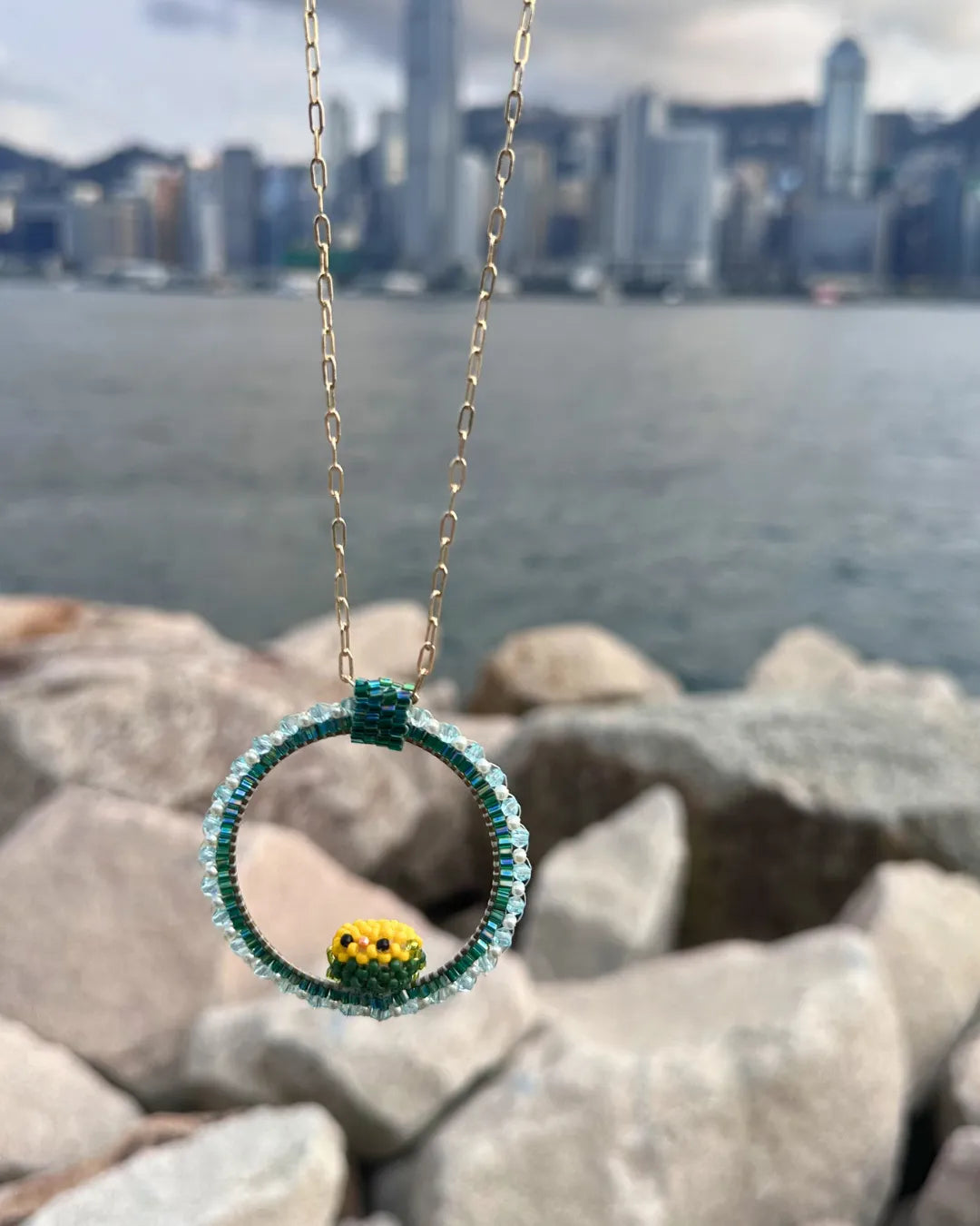 Little Bird 系列 ｜亞馬遜鸚鵡串珠超長項鏈