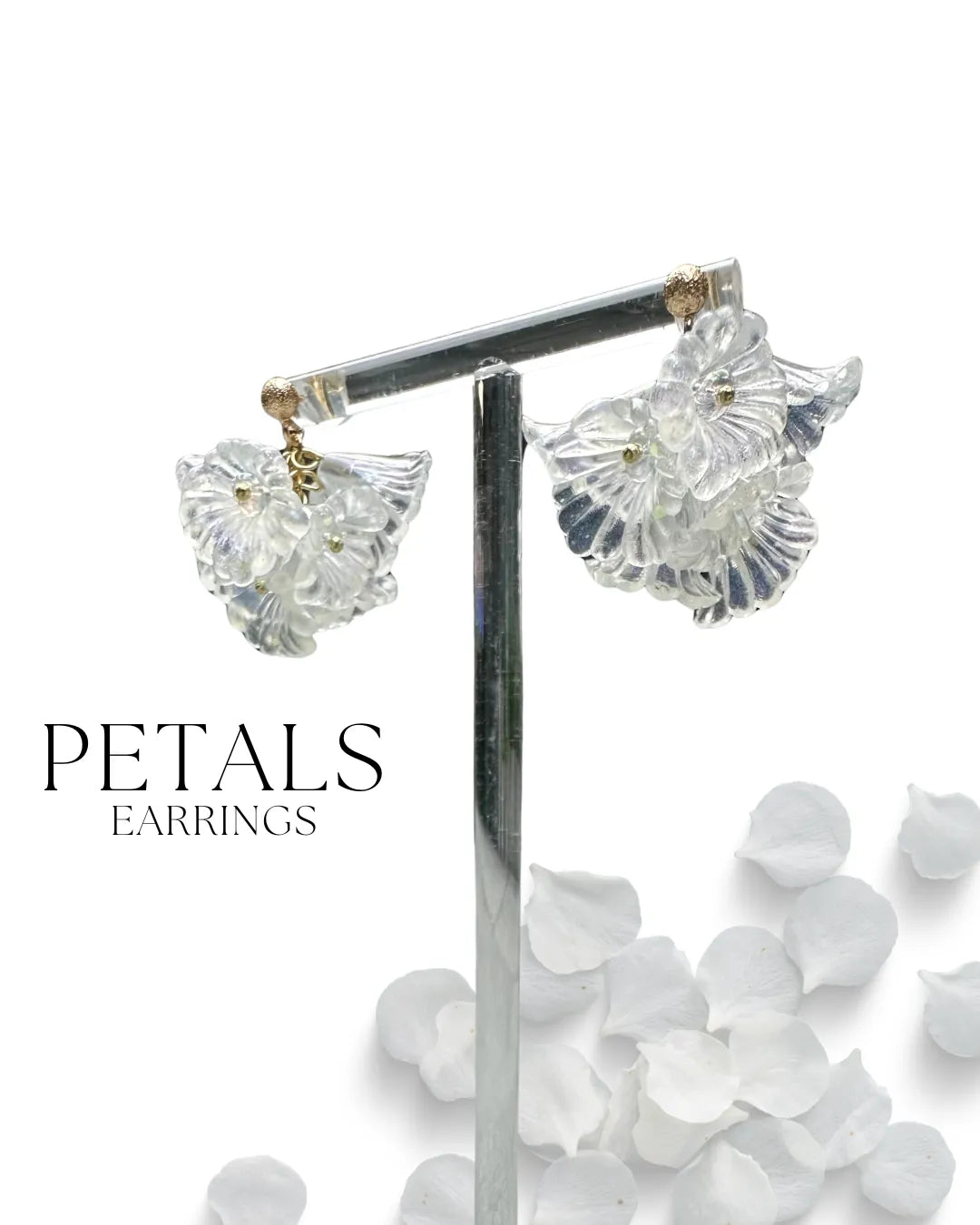 Petals 幻彩花瓣夜光耳環